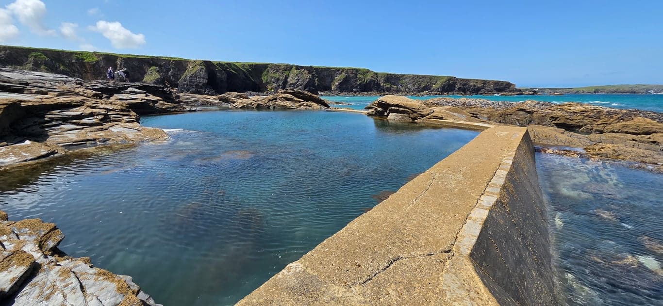Trevone natural sea pool