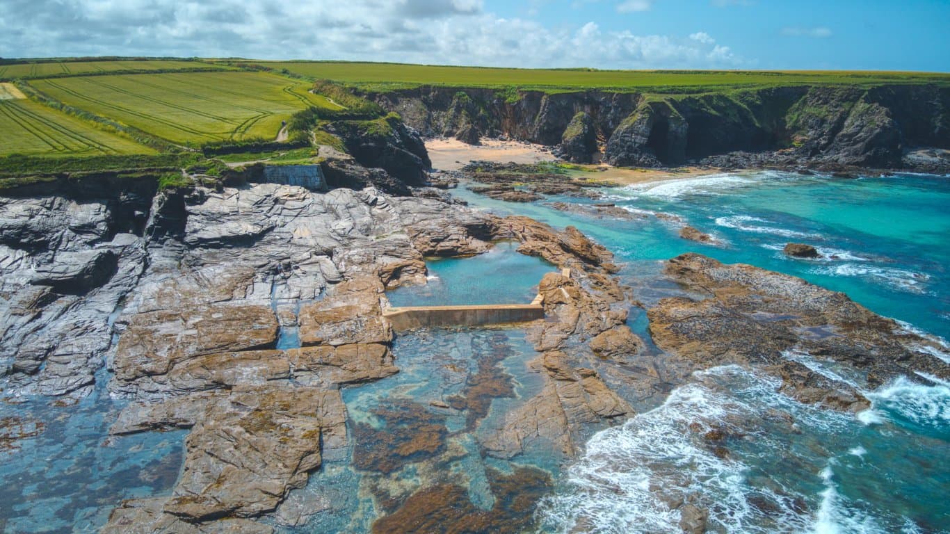 Trevone natural sea pool