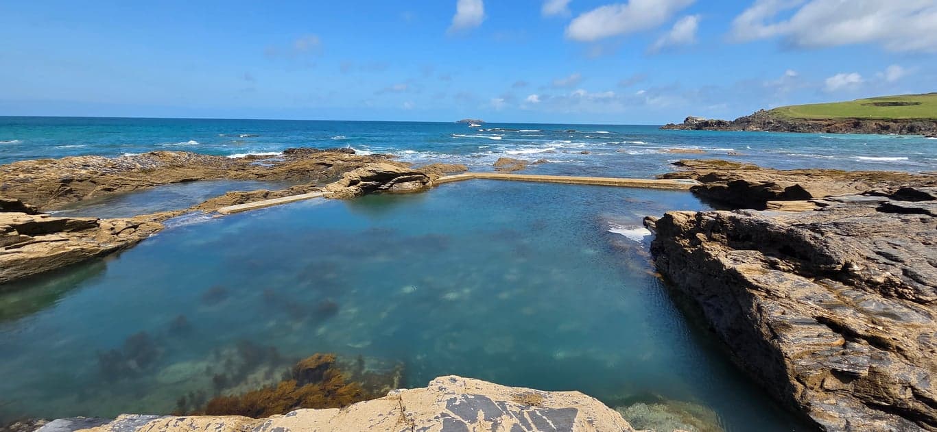 Trevone natural sea pool