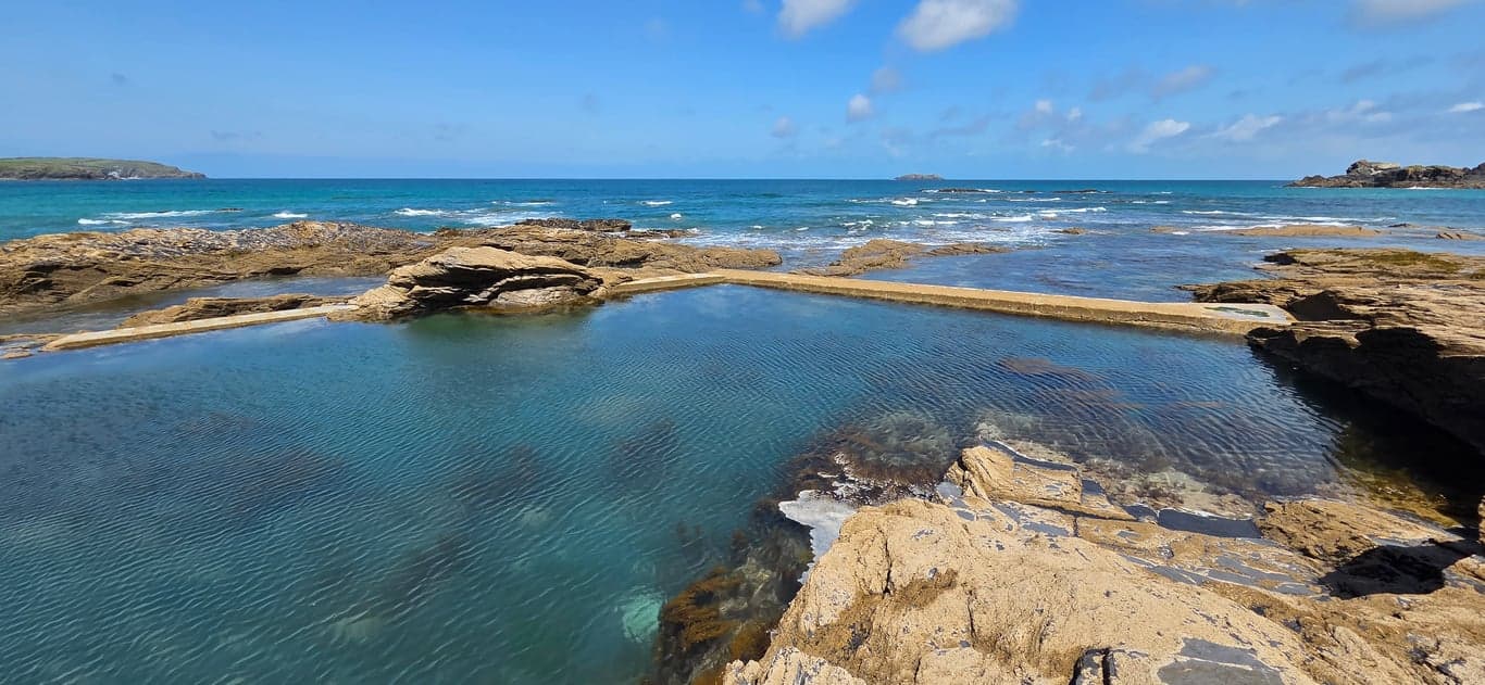 Trevone natural sea pool
